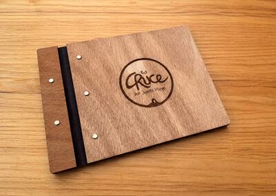 Cartas de restaurante para Es Cruce Ibiza diseñadas por YATÚ STUDIO
